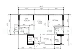 Blk 103B Alkaff Courtview (Toa Payoh), HDB 3 Rooms #566630041